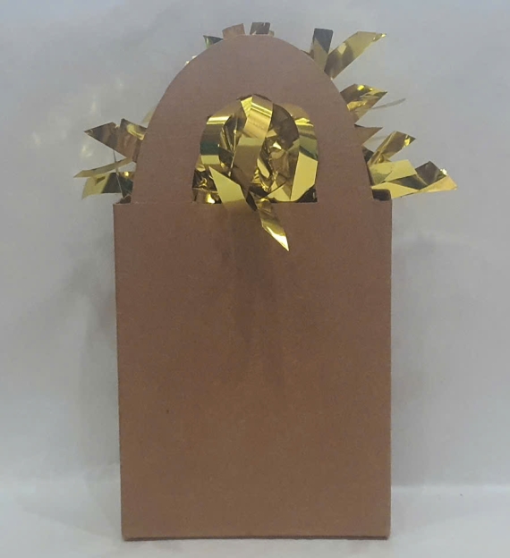 Foil and Paper Mini Tote Balloon Weight 10